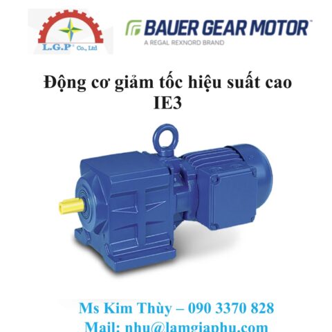 Động cơ giảm tốc hiệu suất cao IE3