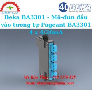 Mô-đun đầu vào tương tự Pageant BA3301 4 x 4/20mA