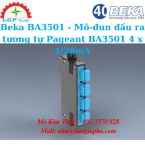Mô-đun đầu ra tương tự Pageant BA3501 4 x 4/20mA