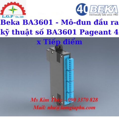 Mô-đun đầu ra kỹ thuật số BA3601 Pageant 4 x Tiếp điểm