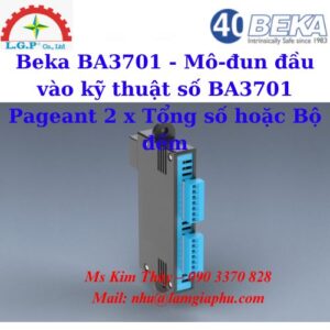 Mô-đun đầu vào kỹ thuật số BA3701 Pageant 2 x Tổng số hoặc Bộ đếm