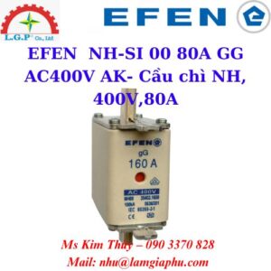 NH-SI 00 80A GG AC400V AK- Cầu chì NH, 400V,80A
