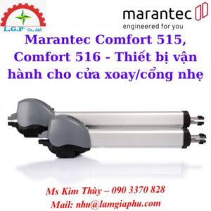 Comfort 515, Comfort 516 - Thiết bị vận hành cho cửa xoay/cổng nhẹ