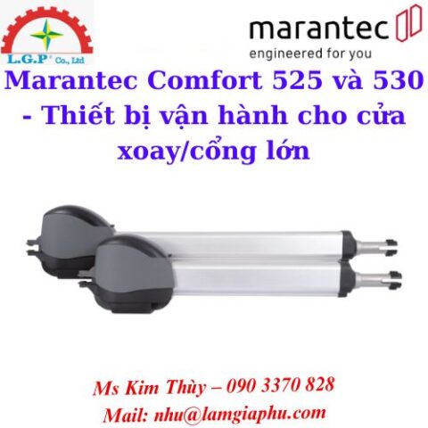 Comfort 525 và 530 - Thiết bị vận hành cho cửa xoay/cổng lớn