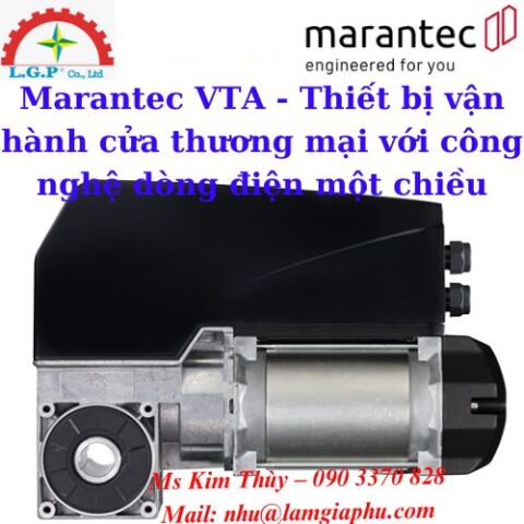 VTA - Thiết bị vận hành cửa thương mại với công nghệ dòng điện một chiều