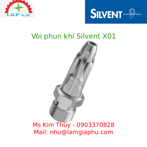 Vòi phun khí X01 Silvent