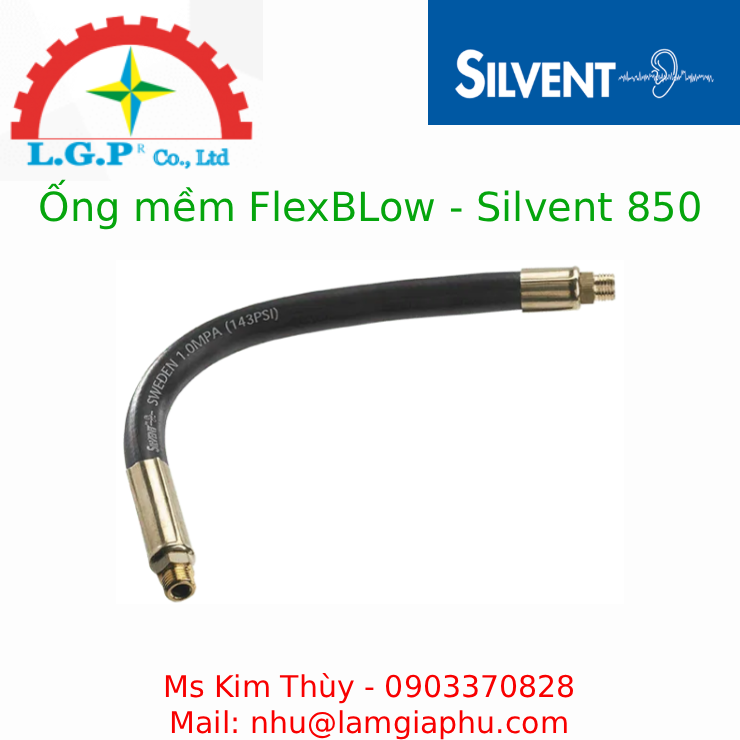 Ống mềm FlexBlow - Silvent 850