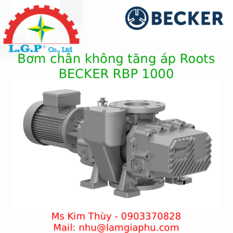 Bơm chân không tăng áp Roots - BECKER RBP 1000